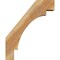 Ekena Millwork 6"W x 18"D x 22"H Merced Rough Sawn Knee Brace, Western Red Cedar BRC06X18X22MRC00RWR - alternate 3